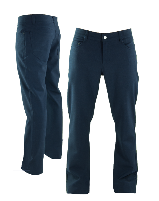 Herrebukse jeans, marine 717, Riopole 68/29/3 pol.visc.elastan