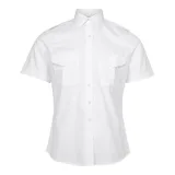 Service bluse dame, hvit, k/e