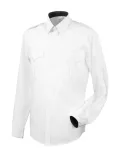 Soldier Profil skjorte herre, regular, hvit, l/e