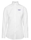 Classic  bluse dame, lang erm, hvit
