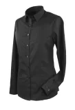 Classic  bluse dame, lang erm, sort