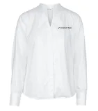 Elegant bluse dame, hvit, lang erm
