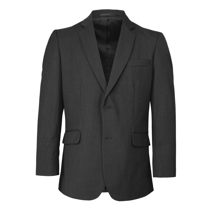 Blazer herre, 2 splitter, koksgrå