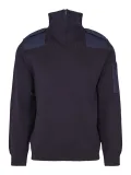 Voss natogenser m/zip rundstrikk, unisex, mørk marine